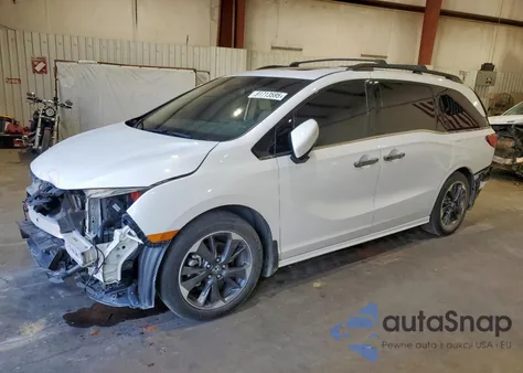 2022 Honda Odyssey Elite из США, поврежденный, VIN 5FNRL6H91NB006208